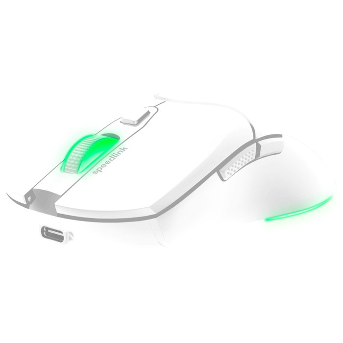Speedlink VELOX SL-680102-WT Ratón Gaming Inalámbrico RGB 4800 DPI Blanco Speedlink VELOX SL-680102-WT Ratón Gaming Inalámbrico RGB 4800 DPI Blanco