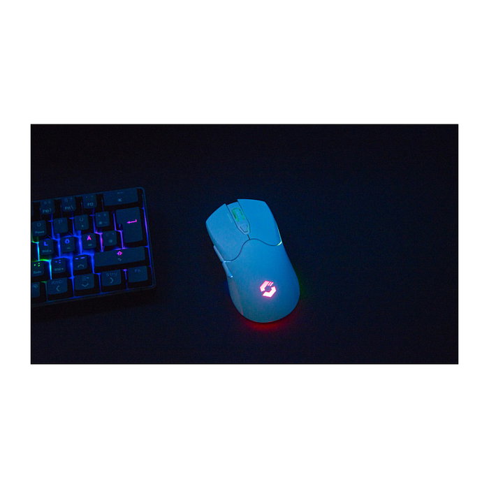 Speedlink VELOX SL-680102-WT Ratón Gaming Inalámbrico RGB 4800 DPI Blanco