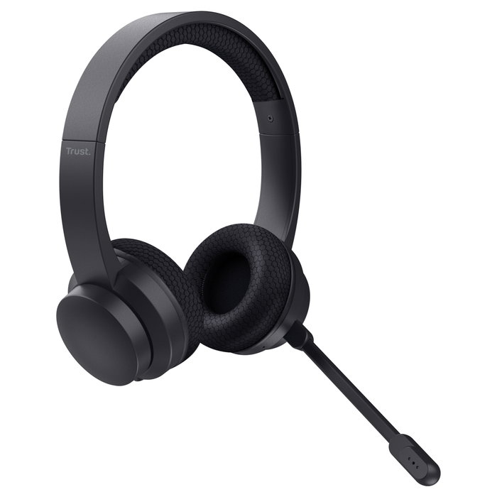 Trust Ayda Auriculares Inalámbricos y Alámbricos con Micrófono ENC - Negro Trust Ayda Auriculares Inalámbricos y Alámbricos con Micrófono ENC - Negro
