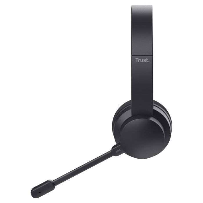 Trust Ayda Auriculares Inalámbricos y Alámbricos con Micrófono ENC - Negro Trust Ayda Auriculares Inalámbricos y Alámbricos con Micrófono ENC - Negro