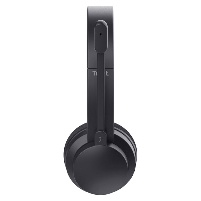 Trust Ayda Auriculares Inalámbricos y Alámbricos con Micrófono ENC - Negro Trust Ayda Auriculares Inalámbricos y Alámbricos con Micrófono ENC - Negro