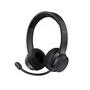 Trust Auriculares Trust Ayda Diadema Inalámbrico y Alámbrico Bluetooth Negro con Micrófono Boom y Conexión USB Tipo-C para Llamadas/Música