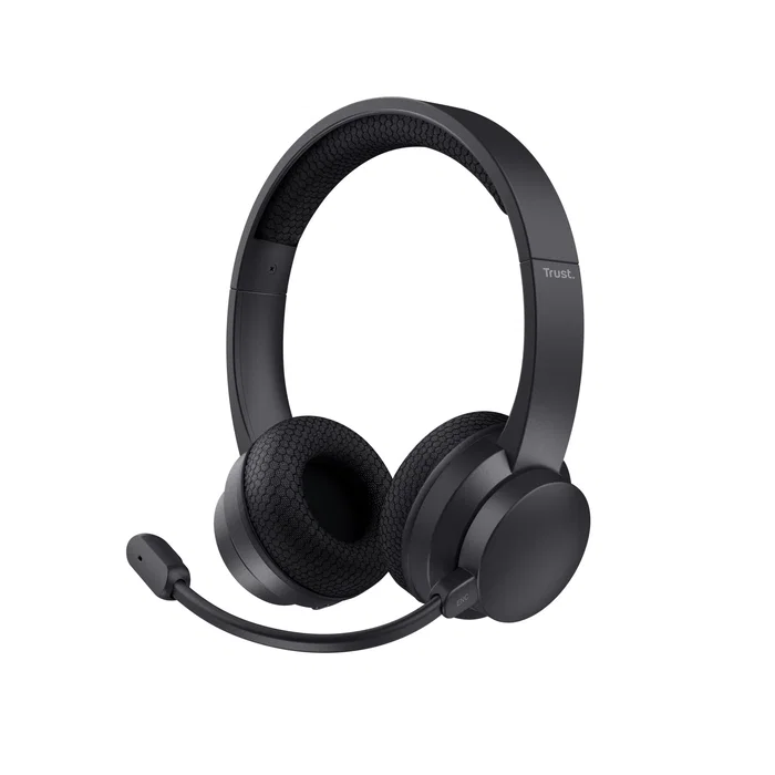 Trust Ayda Auriculares Inalámbricos y Alámbricos con Micrófono ENC Negro