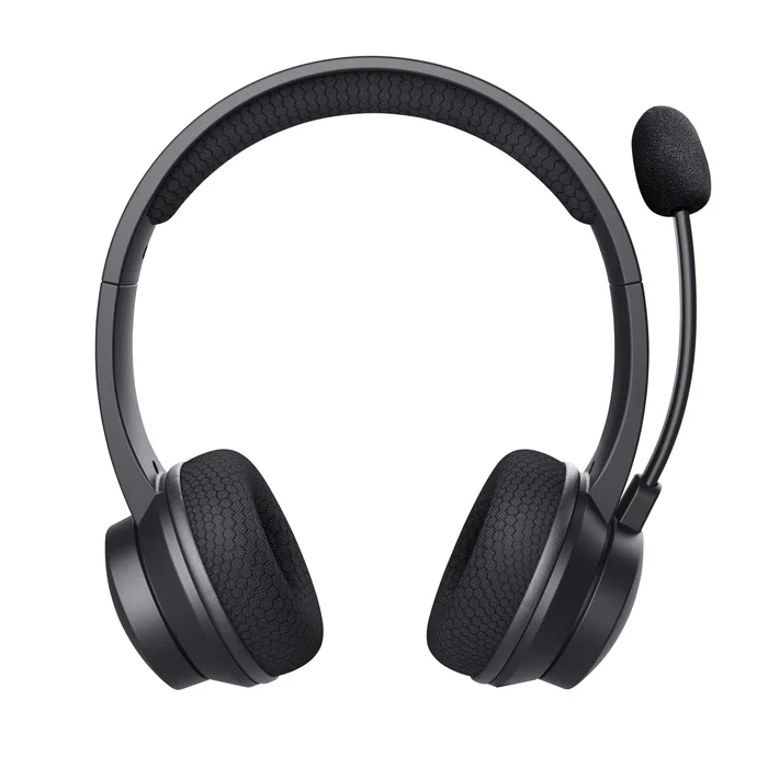 Trust Auriculares Trust Ayda Diadema Inalámbrico y Alámbrico Bluetooth Negro con Micrófono Boom y Conexión USB Tipo-C para Llamadas/Música