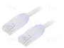 Panduit Patch Cord Cat 6A U/UTP 28 AWG 3m Blanco