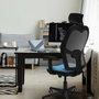 PIQUERAS Y CRESPO Silla de oficina Jorquera con mecanismo Sincro/Traslack, Lila y Blanco