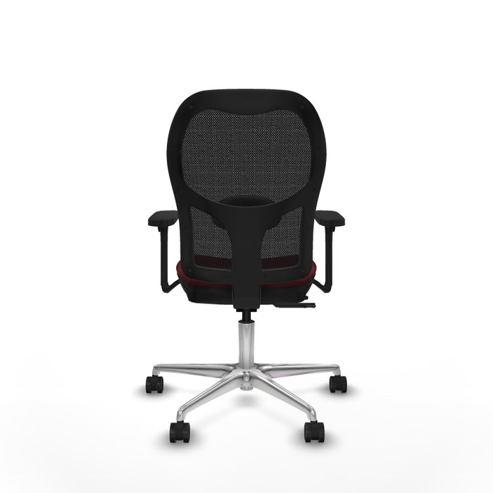 PIQUERAS Y CRESPO Silla de oficina Jorquera Granate y Negro con mecanismo Sincro/Traslack PIQUERAS Y CRESPO Silla de oficina Jorquera Granate y Negro con mecanismo Sincro/Traslack