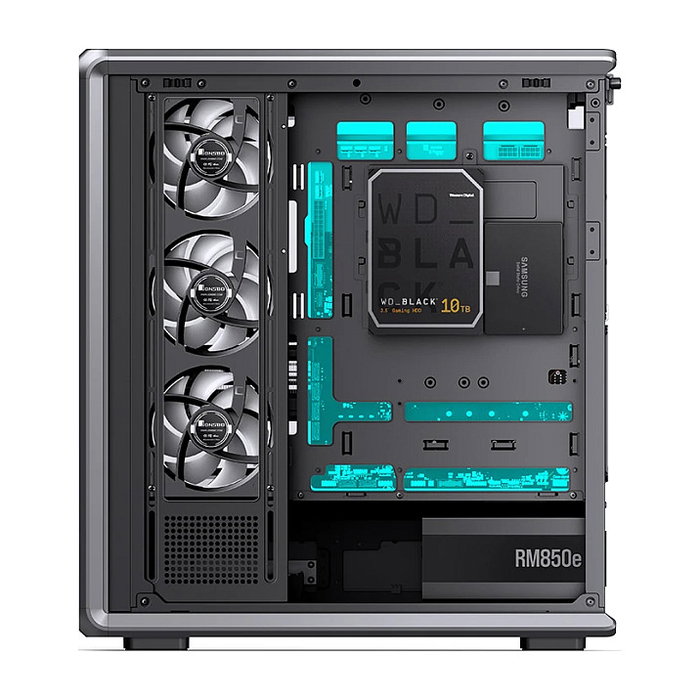 Jonsbo D401 Midi Tower ATX con Vidrio Templado - Negro