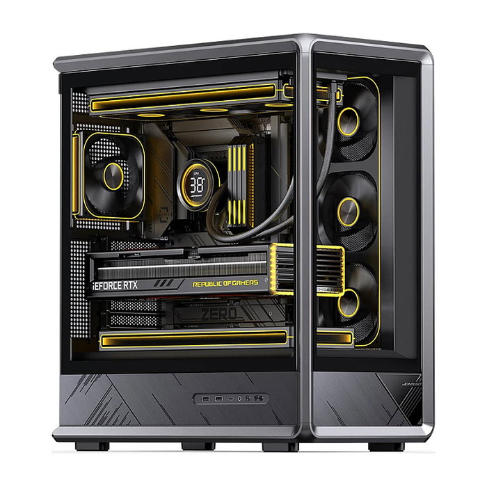 Jonsbo D401 Midi Tower ATX con Vidrio Templado - Negro