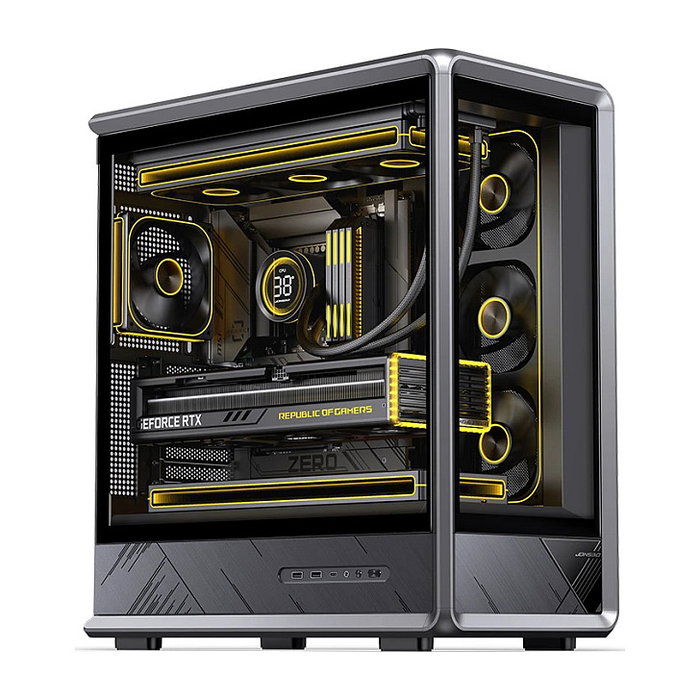 Jonsbo D401 Midi Tower ATX con Vidrio Templado - Negro