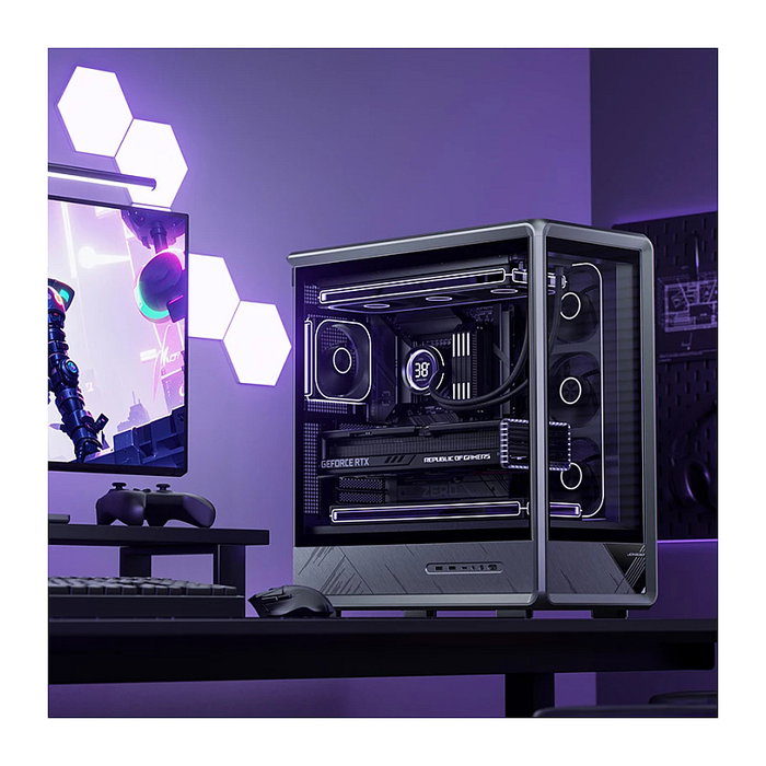 Jonsbo D401 Midi Tower ATX con Vidrio Templado - Negro