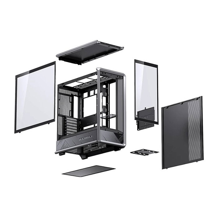 Jonsbo D401 Midi Tower ATX con Vidrio Templado - Negro