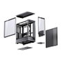 Jonsbo D401 Midi Tower ATX con Vidrio Templado - Negro