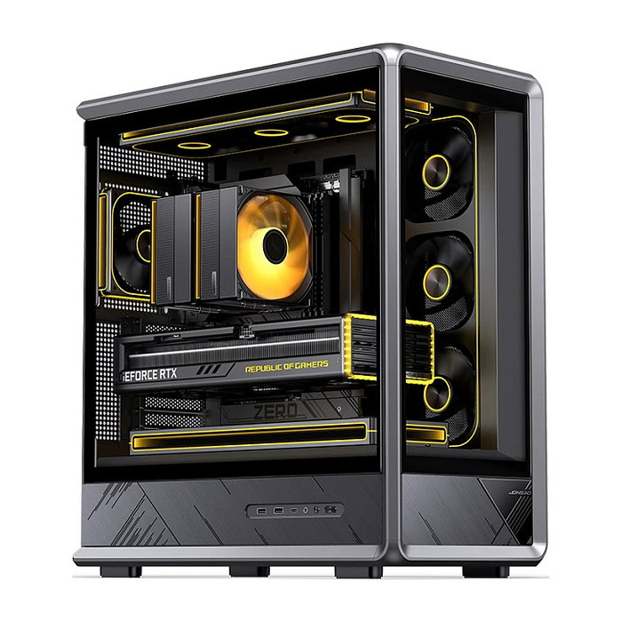 Jonsbo D401 Midi Tower ATX con Vidrio Templado - Negro
