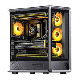 Jonsbo D401 Midi Tower ATX con Vidrio Templado - Negro