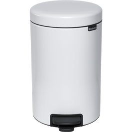 Brabantia Newicon Papelera de Pedal 12,0 L Blanco