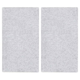 Wenko Placas cobertoras de vidrio transparente 30 x 52 cm, 2 uds