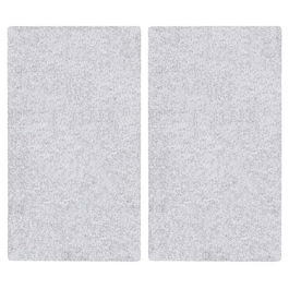 Wenko 2712800100 Placas cobertoras de vidrio templado 30 x 52 cm, 2 uds, higiénicas y resistentes a golpes y arañazos para vitrocerámica e inducción