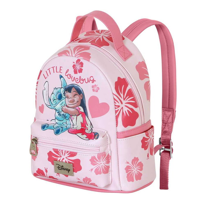 Karactermania Mochila Heady Pequeña Lilo y Stitch Lovebug Rosa