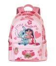 Karactermania Mochila Heady Pequeña Lilo y Stitch Lovebug Rosa