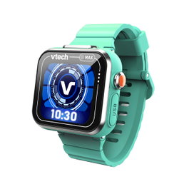 VTech Kidizoom Smartwatch Max 80-531687 - Smartwatch infantil con cámara y juegos, pantalla táctil, 256 MB, azul aguamarina, idioma español, edad +4 años