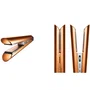 Dyson Corrale Plancha de Pelo Inalámbrica Cobre - Placas Flexibles Aleación Cobre-Manganeso, 3 Temperaturas, Batería 30 min, Pantalla OLED