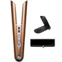 Dyson Corrale Plancha de Pelo Inalámbrica Cobre - Placas Flexibles Aleación Cobre-Manganeso, 3 Temperaturas, Batería 30 min, Pantalla OLED