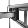Ewent EW1526 Soporte de Pared para TV Multidireccional, Giratorio e Inclinable, Compatible con TVs Curvas 37-70" y VESA 75/100/200/300/400/600 mm, Negro