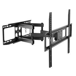 Ewent EW1526 Soporte de Pared para TV Multidireccional, Giratorio e Inclinable, Compatible con TVs Curvas 37-70" y VESA 75/100/200/300/400/600 mm, Negro