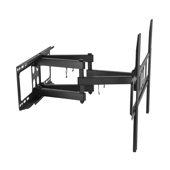 Ewent EW1526 Soporte de Pared para TV Multidireccional, Giratorio e Inclinable, Compatible con TVs Curvas 37-70" y VESA 75/100/200/300/400/600 mm, Negro