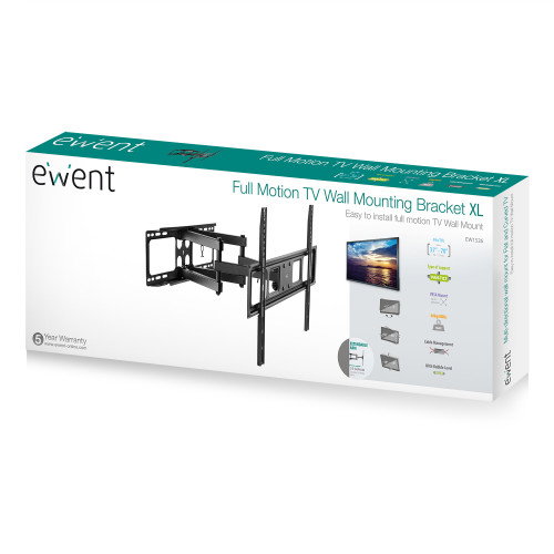 Ewent Soporte de Pared Multidireccional EW1526 para TV de 37 a 70 pulgadas