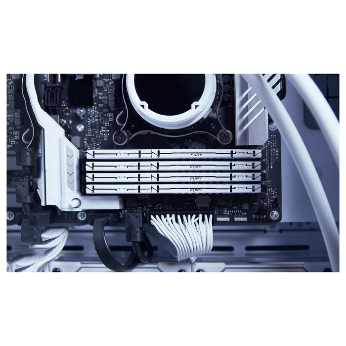 Kingston FURY Beast 64GB (Kit de 2 x 32GB) DDR5 5200MT/s CL40 DIMM White con XMP