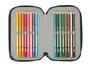 Safta Estuche Escolar Brainrot Triple Cremallera 37 Piezas