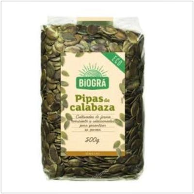 BIOGRA Pipas De Calabaza Cucurbita 500Gr. Bio BIOGRA Pipas De Calabaza Cucurbita 500Gr. Bio