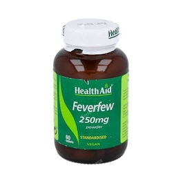 Health Aid Matricaria (Feverfew) 60 Comp. Suplemento para el bienestar