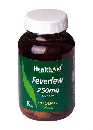 HEALTH AID Matricaria (Feverfew) 250 mg - 60 comprimidos HEALTH AID Matricaria (Feverfew) 250 mg - 60 comprimidos