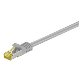 Goobay Cable de parche RJ45 Cat7 S/FTP 1 m Gris