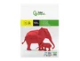 Liderpapel Cartulina A4 180g/m2 Rojo Paquete 100 Hojas