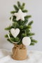 Aberto Design Set de 3 Adornos Navideños Blancos 12x12x13 cm
