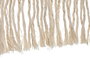 DKD Home Decor Cojín Algodón Lurex Blanco Roto y Dorado 45x45 cm