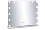 DKD Home Decor Espejo LED de Cristal Blanco con Control Táctil