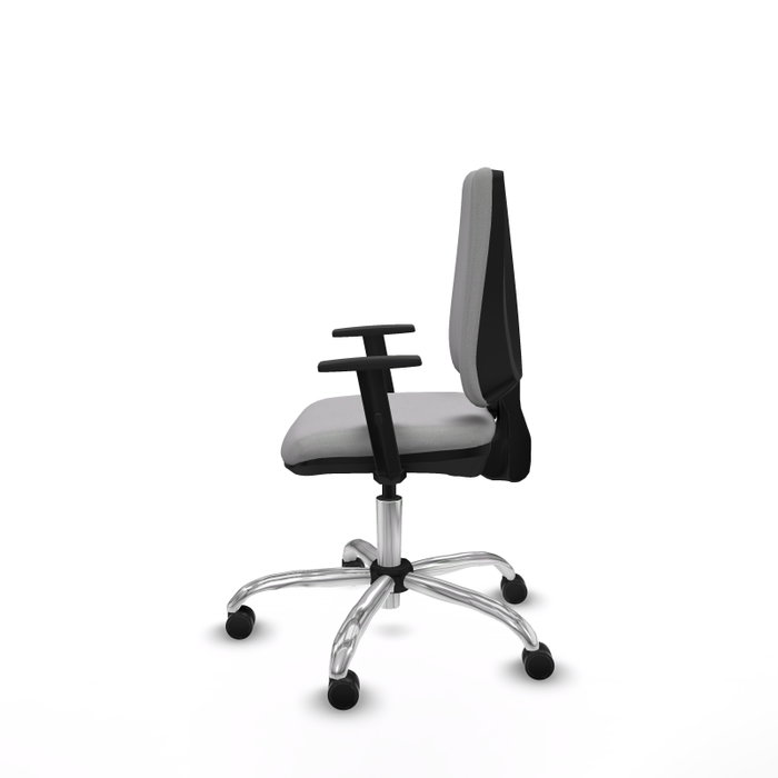 PIQUERAS Y CRESPO Silla de oficina Elche Gris claro con Brazos 1D