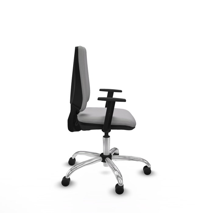PIQUERAS Y CRESPO Silla de oficina Elche Gris claro con Brazos 1D