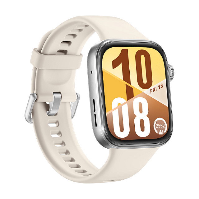 HUAWEI Seiya-B19F Watch Fit 4 Smartwatch Correa Blanca Fluoroelastómero 4,62 cm AMOLED Pantalla Táctil GPS Carga Magnética 5 ATM Resistencia al Agua