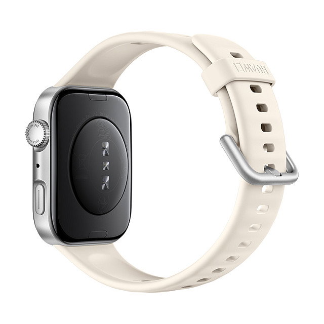 HUAWEI Seiya-B19F Watch Fit 4 Smartwatch Correa Blanca Fluoroelastómero 4,62 cm AMOLED Pantalla Táctil GPS Carga Magnética 5 ATM Resistencia al Agua