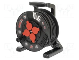 KEL Prolongador de Alimentación EXTREM 40m 3G2,5mm2 Negro