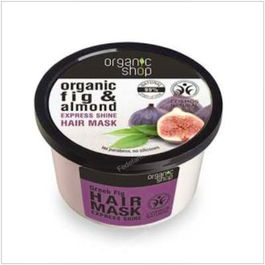 ORGANIC SHOP Mascarilla Capilar Volumen Higo-Escararamujo - Con Higo y Almendra Orgánica, Cabello Suave y Brillante, 250ml