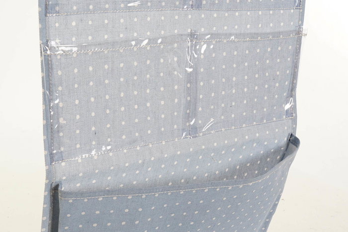 DKD Home Decor Organizador Basicos Azul Marron 3 x 75 x 35 cm (12 Unidades)