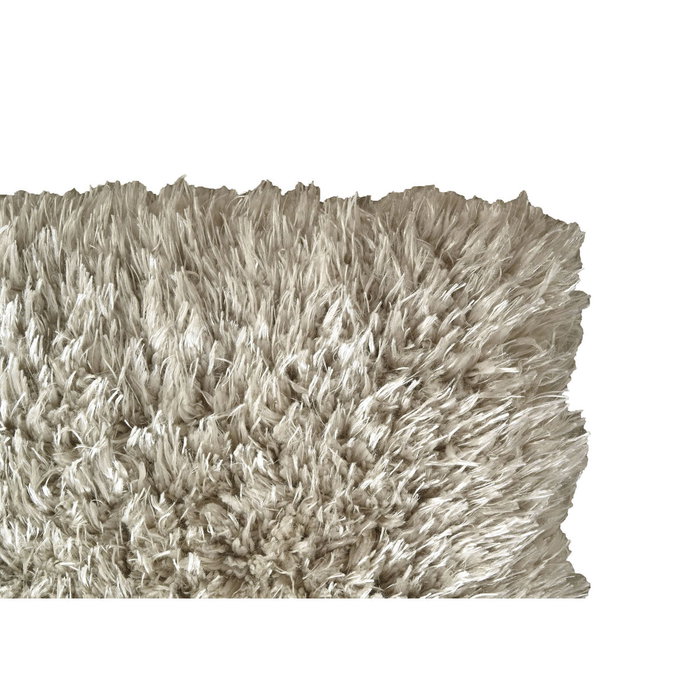 DKD Home Decor Alfombra de Poliéster Antideslizante 160x230 cm, Color Topo