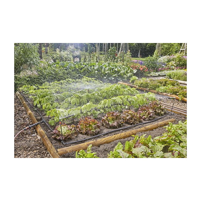 Gardena Micro-Drip-System Set de riego para huertos y parterres de hasta 60 m² (25 m)